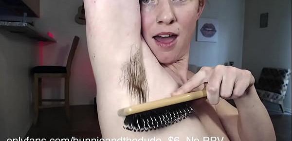  Hairbrush Musky Pungent Natural Armpits - BunnieAndTheDude